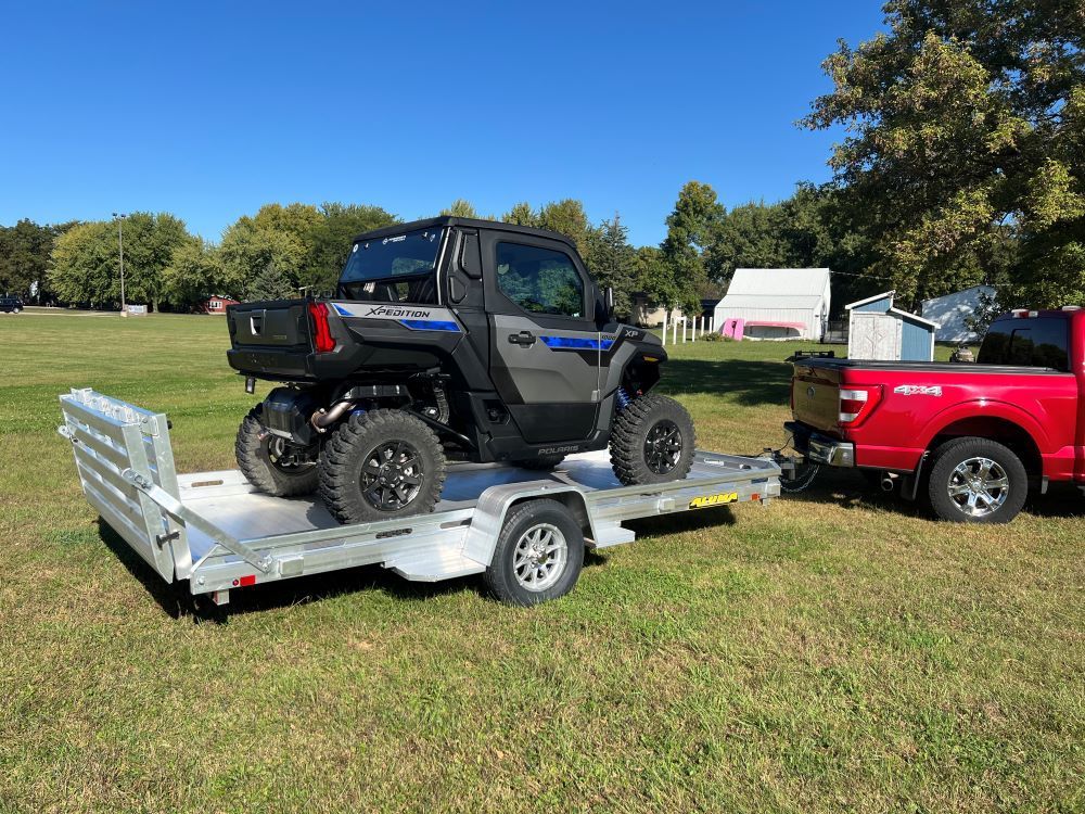 2027 Aluma 7814 (6.5X14) with Bi-Fold Tailgate Aluminum Utility Trailer