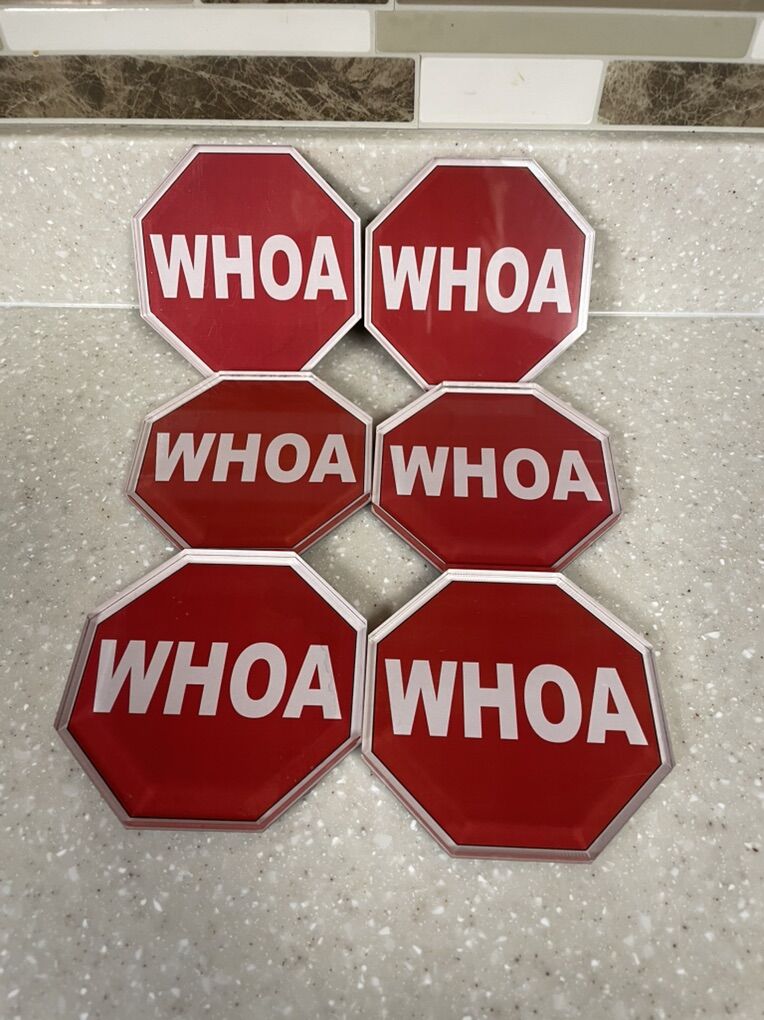 Whoa Coaster Set (6)