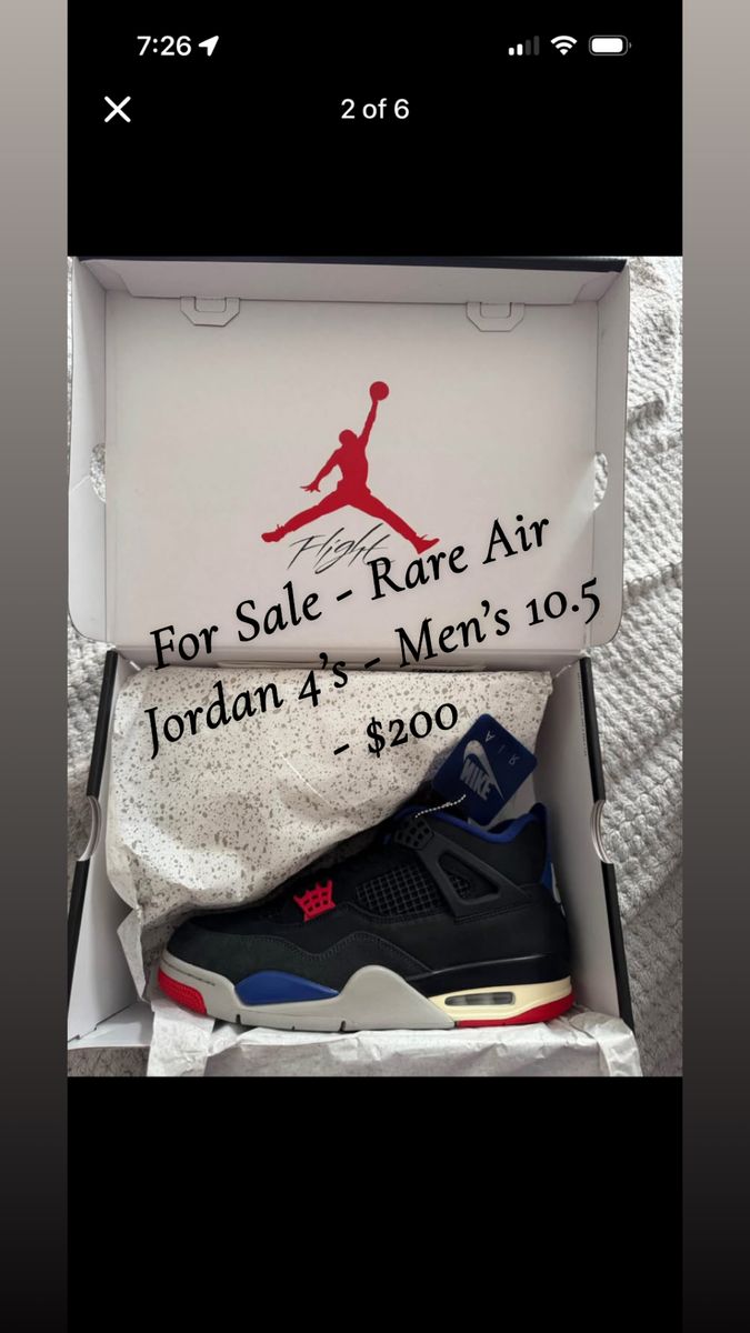 Jordan 4 - Men’s Size 10.5