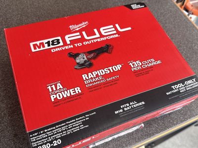 Milwaukee Grinder Never Opened