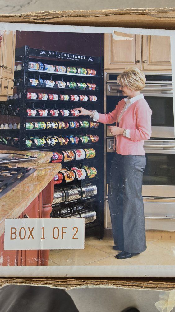 Shelf Reliance thrive fifo food storage rack rotation organizer shelf shelve