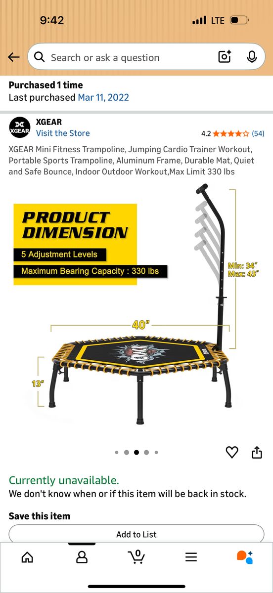 Fitness Trampoline