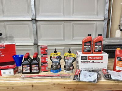 Lot of FORD Filters, AMSOIL, etc. Ecoboost, F150, Expedition, etc.