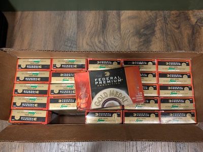 Federal Premium Gold Medal .308 Win 168 Grain Sierra MatchKing BTHP Ammo Case (500 Rounds)