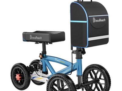 Brand New and Fully Assembled Bless Reach Model # WB 2208-T Post Surgery Knee Scooter. This is the All Terrain Model