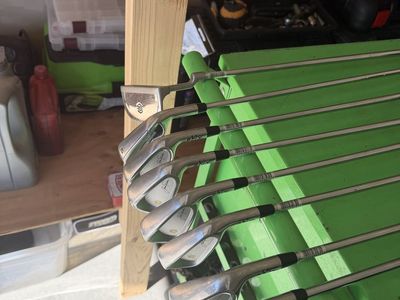 Line up of One Year Used Clubs