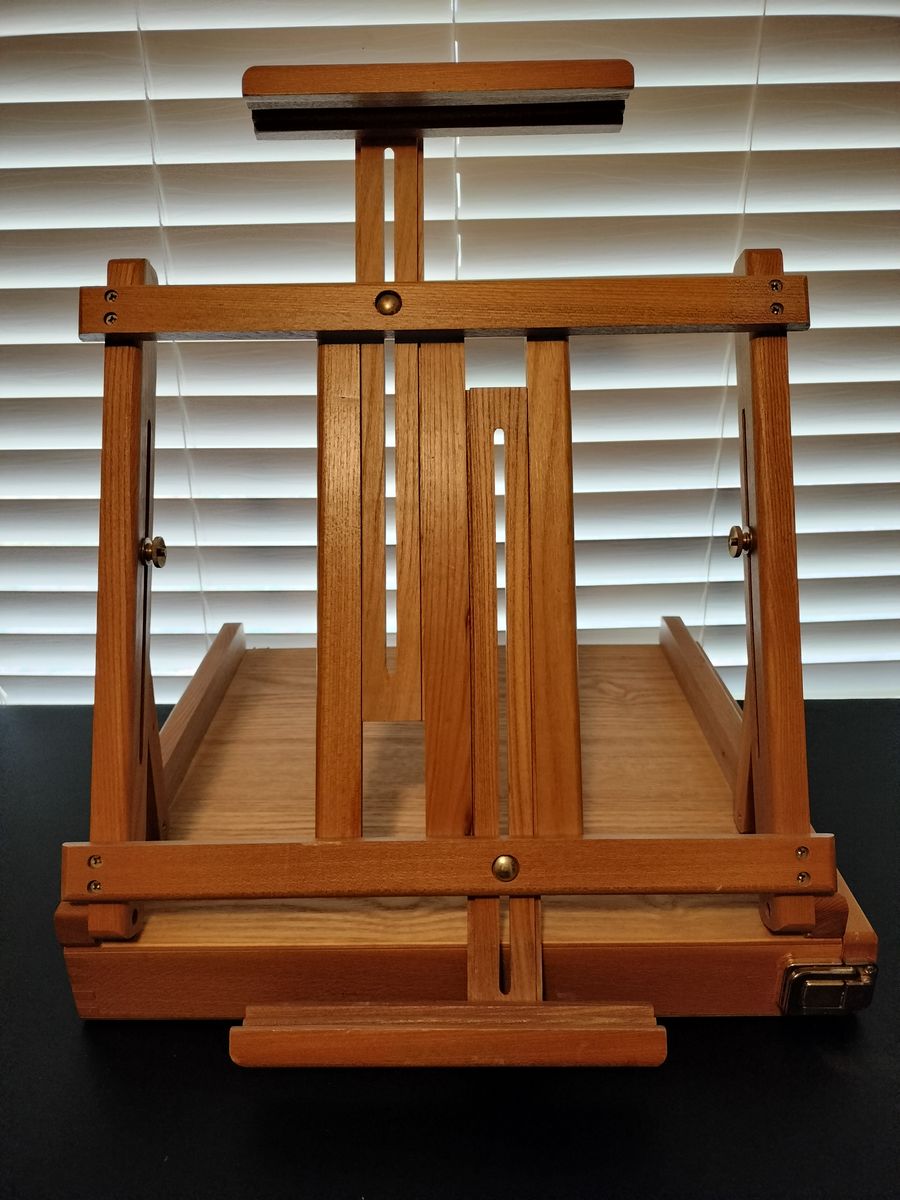 Portable Wooden Table Top Art Easel Travel Sketch Box