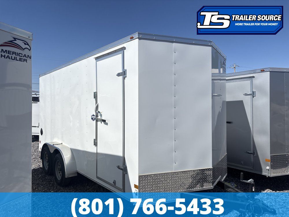 7x16 American Hauler Arrow Enclosed Cargo Trailer - 7'0" Interior - 7K GVWR -