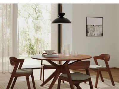 Article walnut table 55”