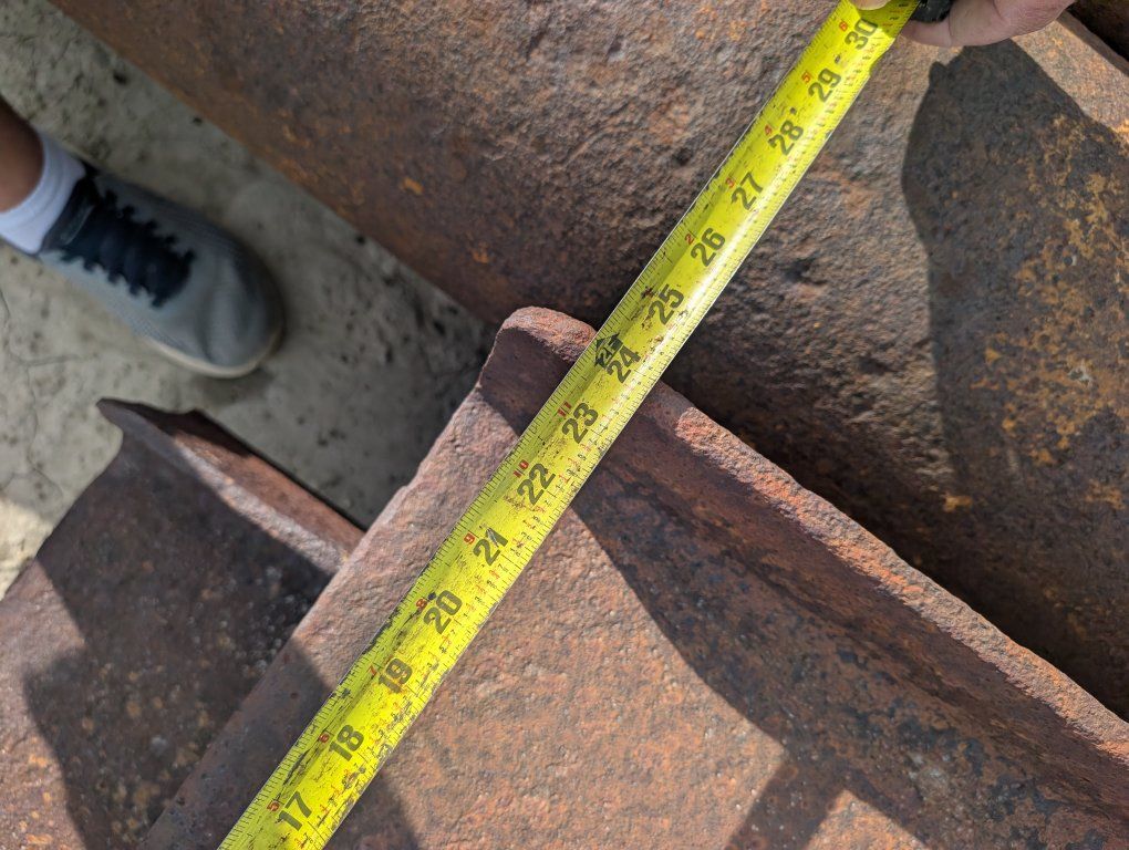 Large beam 24x7x 1/2 in 38 ft