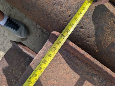 Large beam 24x7x 1/2 in 38 ft