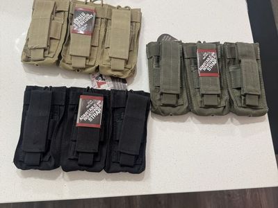 Tacticon Tactical Magazine Pouches with Adjustable Removable Straps