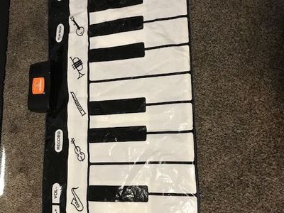PlayM8 Roll-Up Piano Keyboard Play Mat - Electronic Music Toy