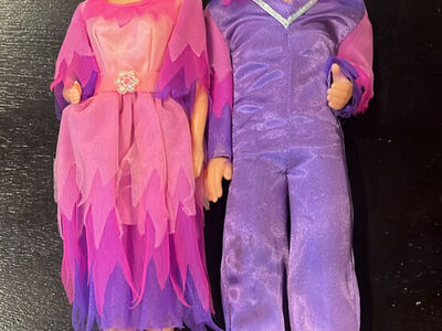 Donny and Marie osmond dolls