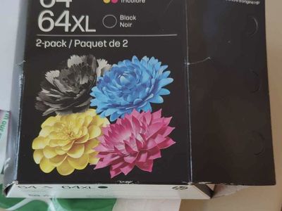 HP 64 tricolor + 64XL black Ink Combo