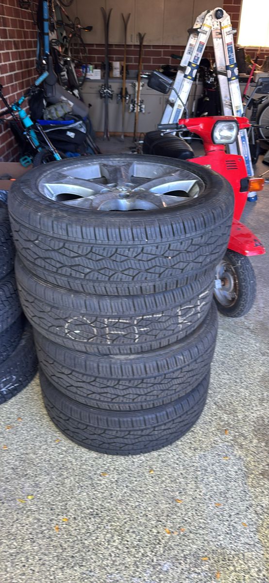 Manzana Open Range HTS 245/50 R20 Tires on Toyota Rims (Set of 4)