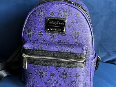 Disney Parks Haunted Mansion Wallpaper Mini Backpack by Loungefly New with Tags
