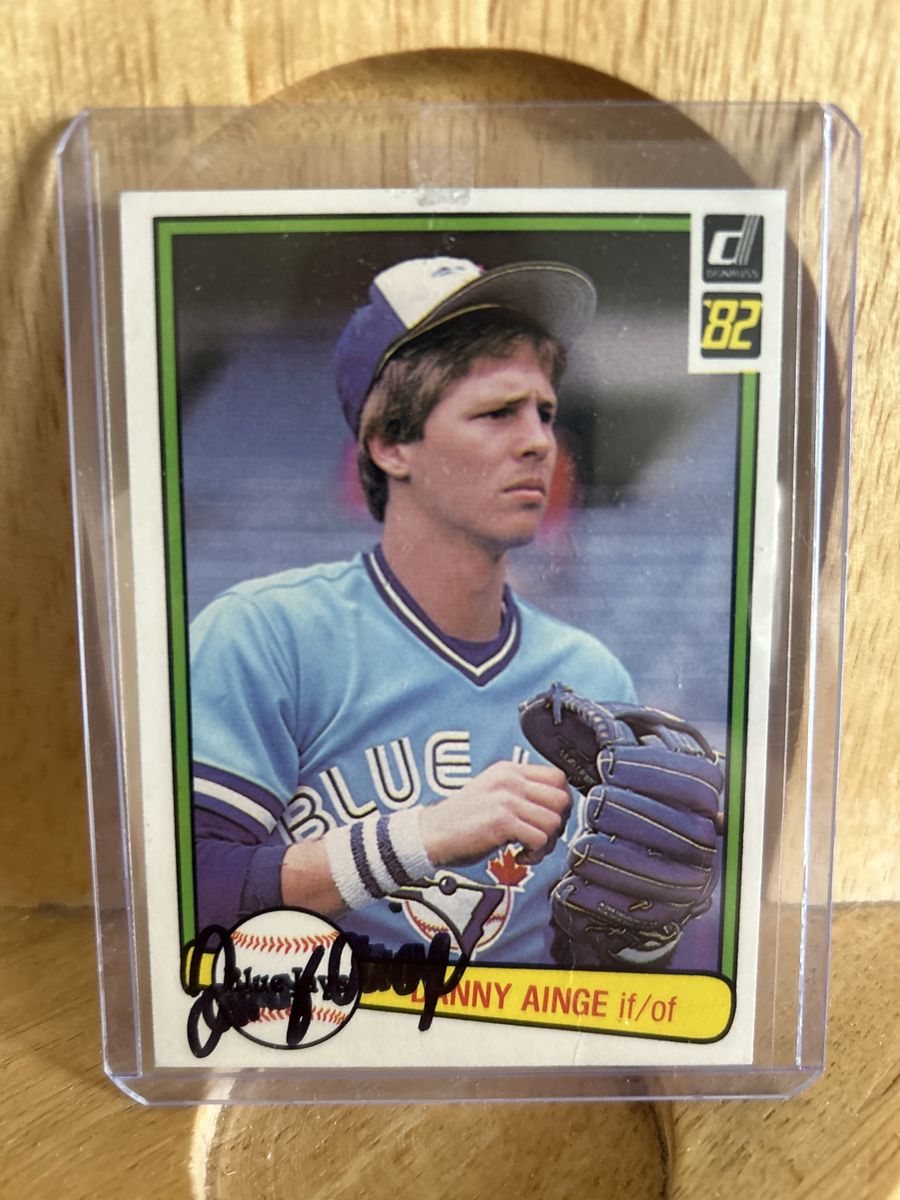 1982 Danny Ainge Autograph Donruss Baseball Card