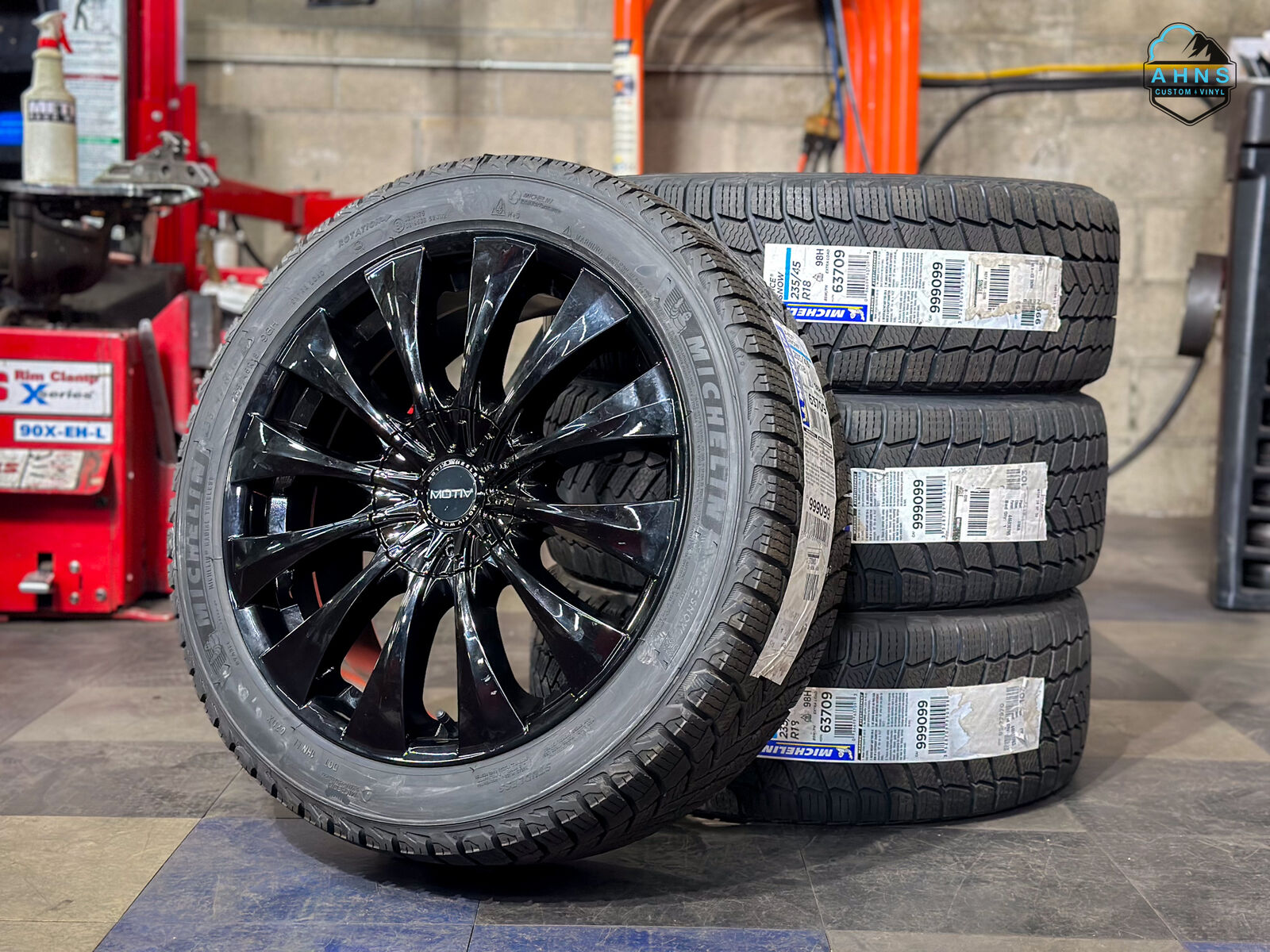 Tesla Snow Package | 235 45 18 Michelin X-Ice | Model 3 | 18" Wheel Package | Winter Tires | 235/45r18 | Brand New