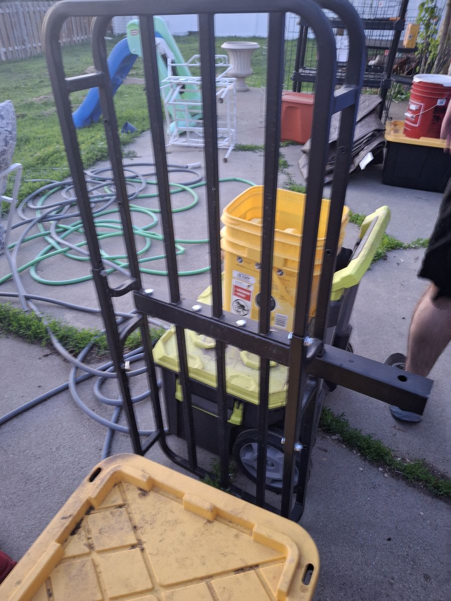 Heavy-Duty Appliance Dolly / Hand Truck with Cage Attachment