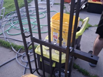 Heavy-Duty Appliance Dolly / Hand Truck with Cage Attachment