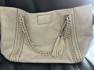 Large Gray Tote Bag