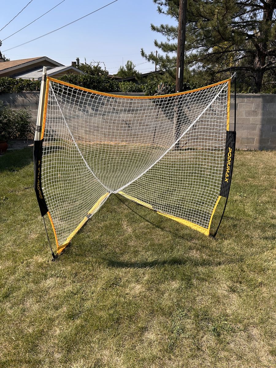 PODIUMAX Portable Lacrosse Net Training Goal