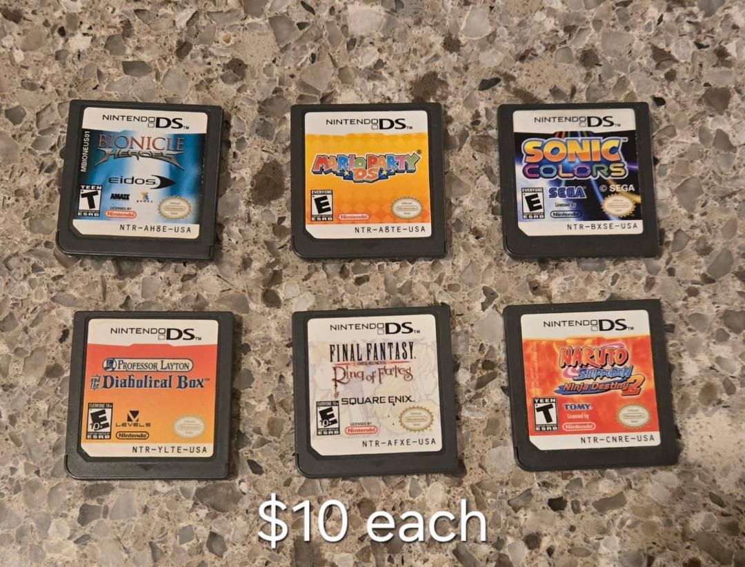 Nintendo ds games $10 each including Mario Party Ds! trades considered!
