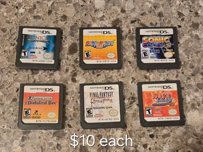 Nintendo ds games $10 each including Mario Party Ds! trades considered!