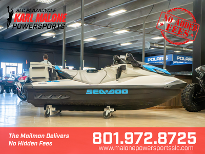 2025 SEA-DOO FISHPRO SCOUT 130 White and Gulfstrea