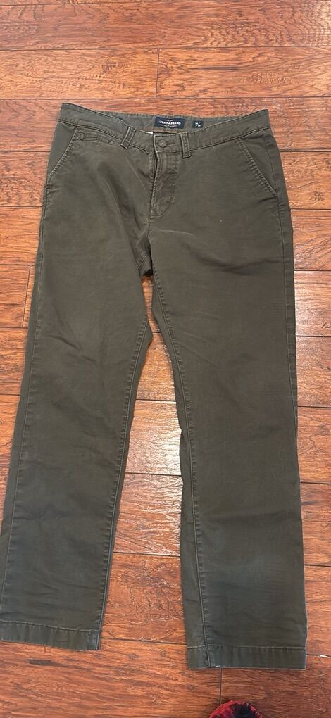 Men's Green Lucky Pants AThletic Fit