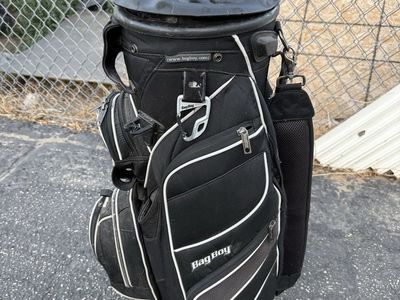 Bag Boy Revolver Black Golf Cart Bag with Individual Club Slots