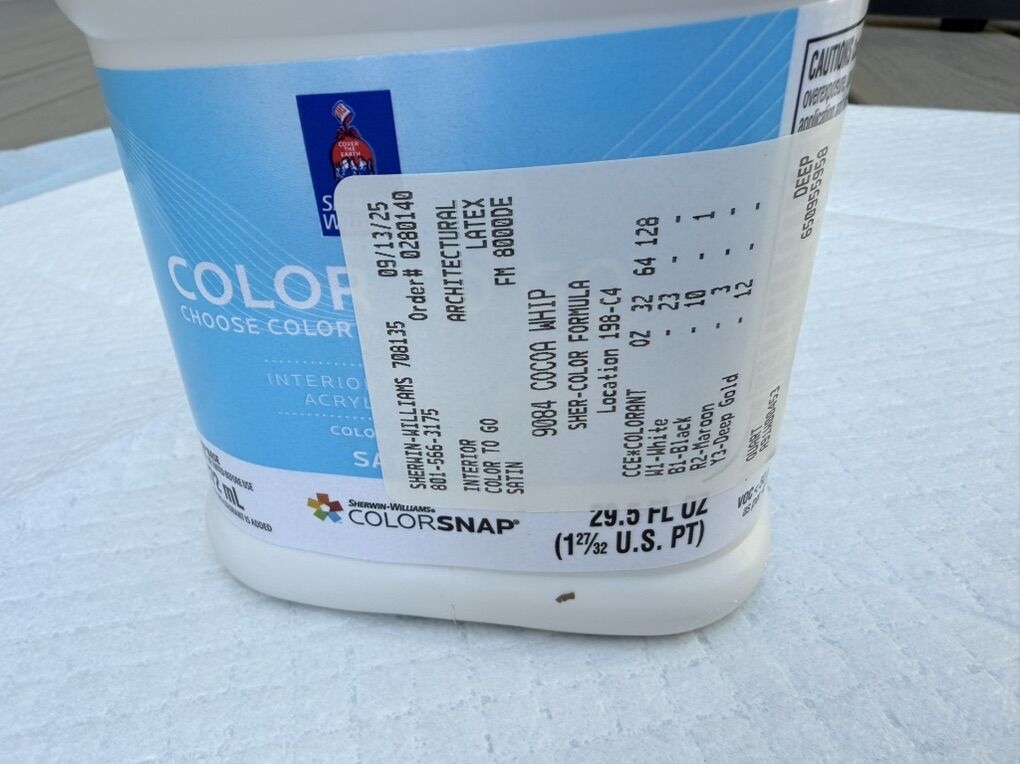 SherwIn Williams Interior SatIn Latex Paint 1 Qt