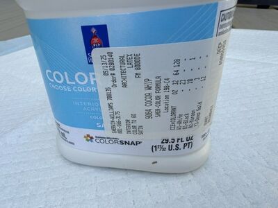 SherwIn Williams Interior SatIn Latex Paint 1 Qt