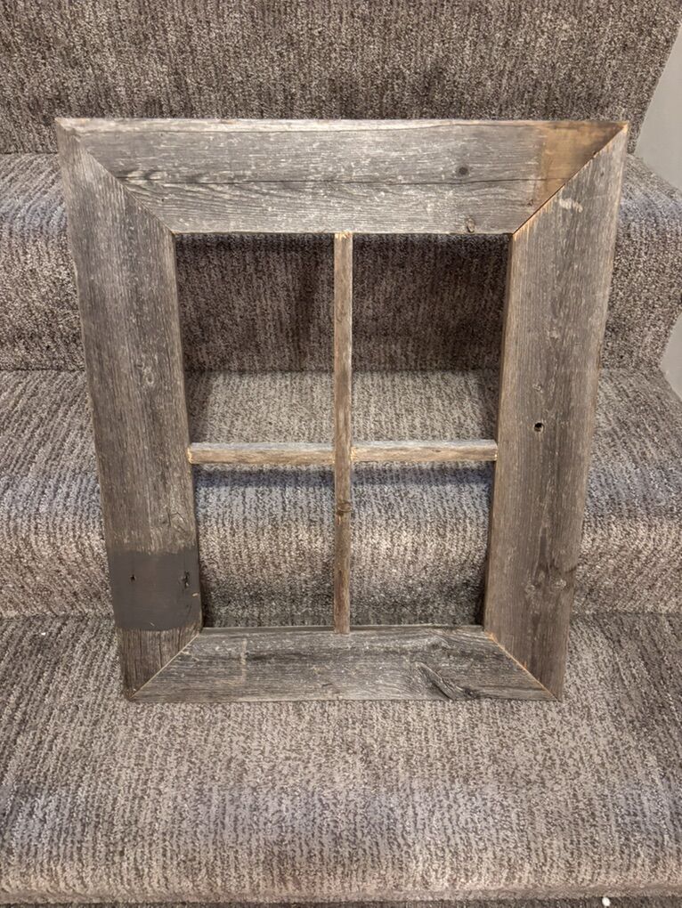 Barnwood Window Home Decor