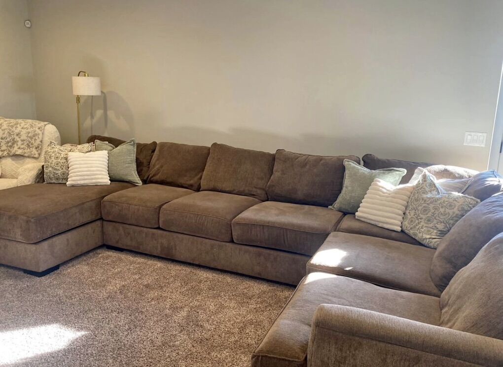 Beautiful Brown Sectional