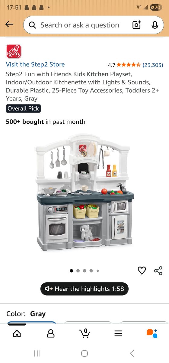 NEW Step 2 Fun with friends play kitchen