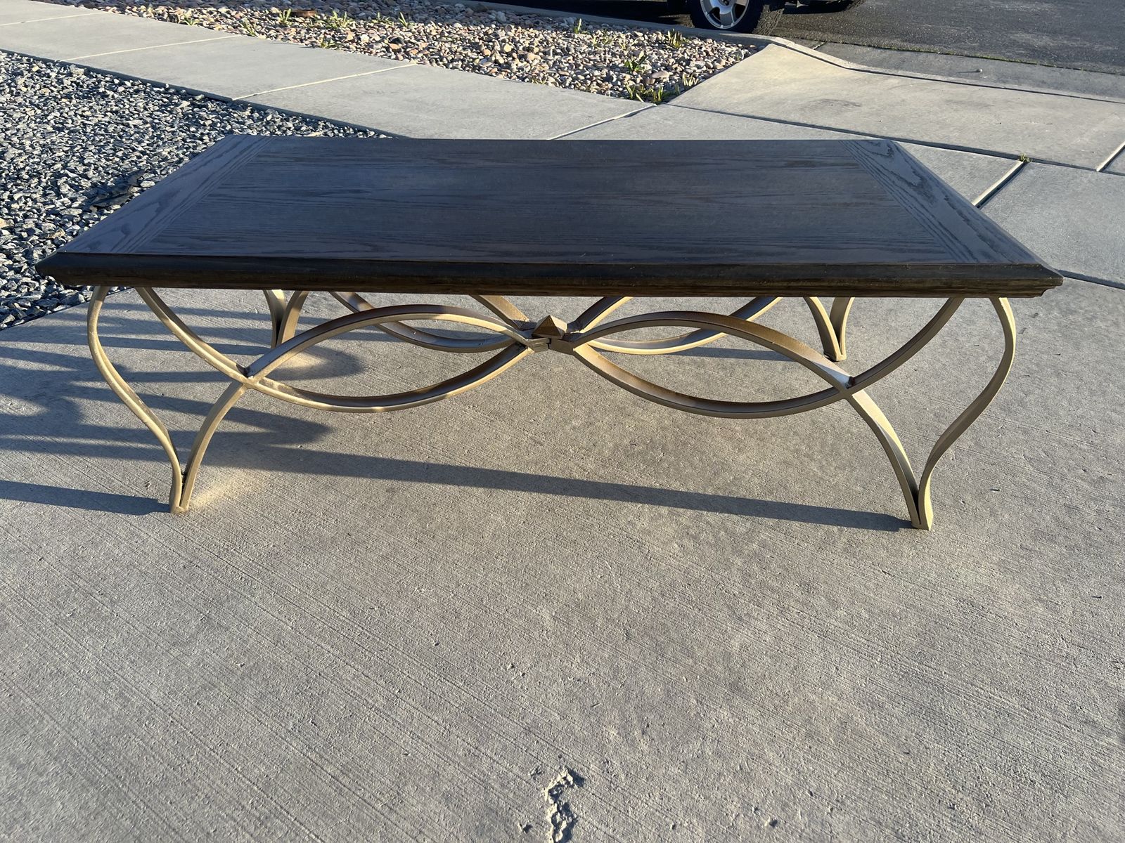 Refinished coffee table
