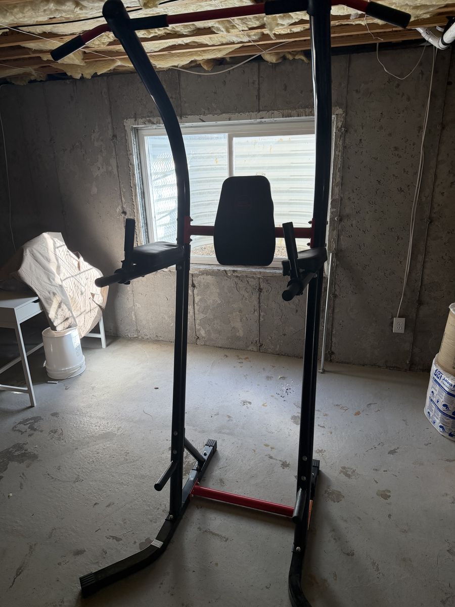 Power Tower Pull-up Dip Station - Home Gym