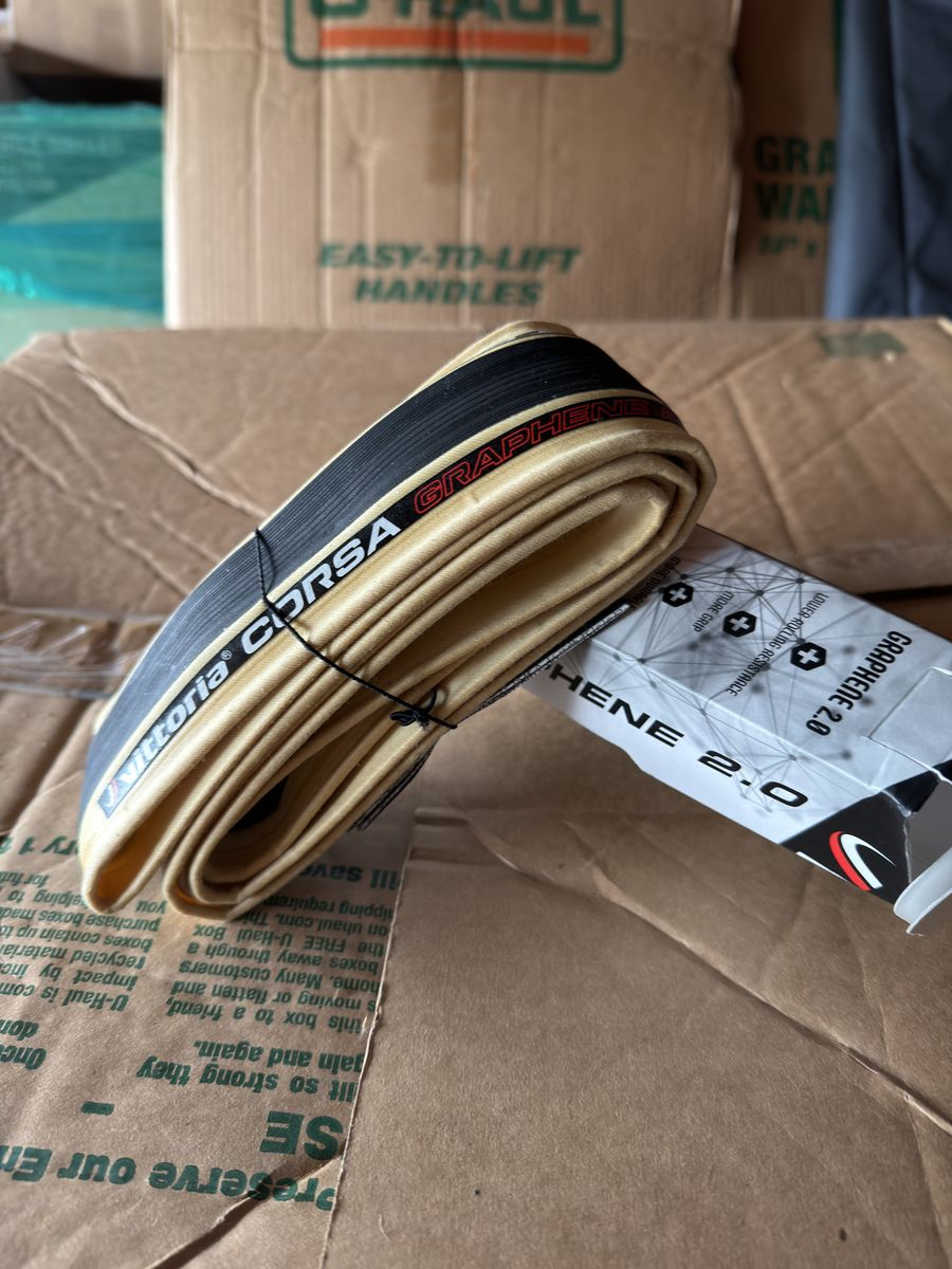 Vittoria Corsa Pro G2.0 Tire Graphene 25 -622 Road Bike Clincher W/New tube NS