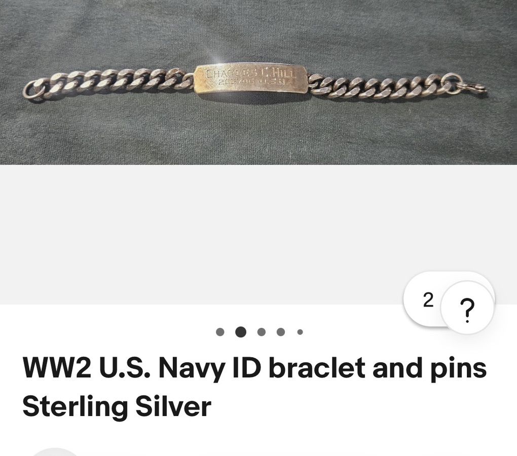 Lost ID Bracelet 1940-50's