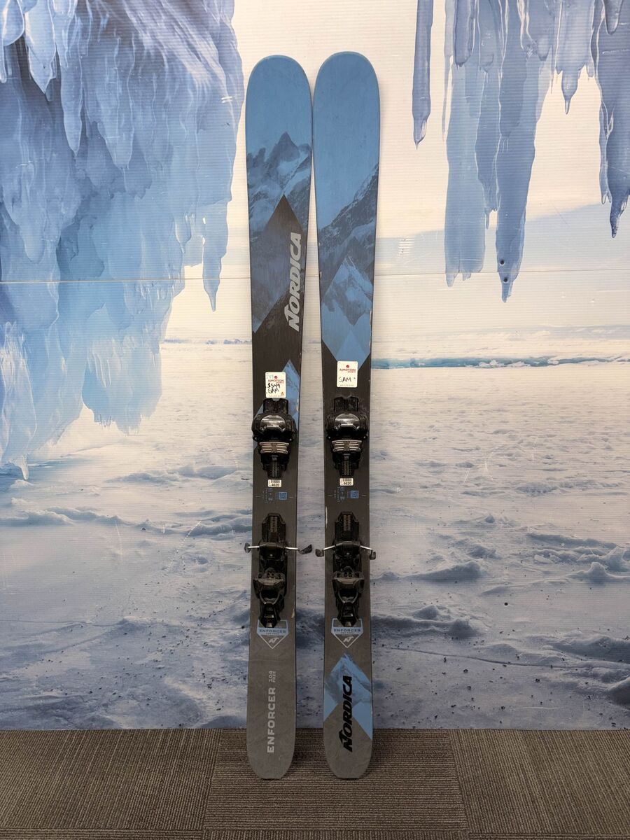 Used Nordica Enforcer 104 - 165 CM W/ Tyrolia Attack 14 Bindings