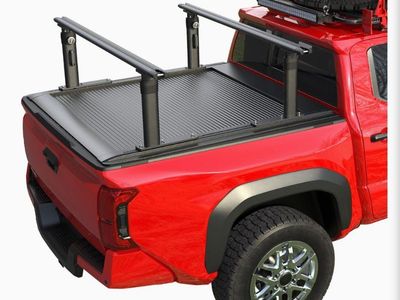 Truck Bed Ladder Rack for Tacoma Ranger Maverick Colorado Gladiator w/ Tonneau Cover w/ T-Slot Rails