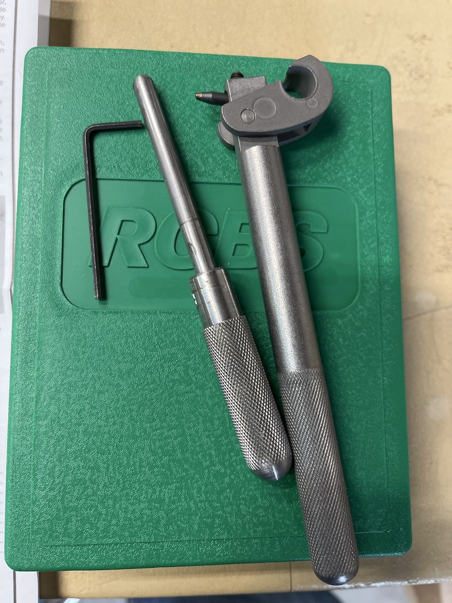 RCBS Berdan Decapping Tool P/N 9525 with Case and Instruction Manual