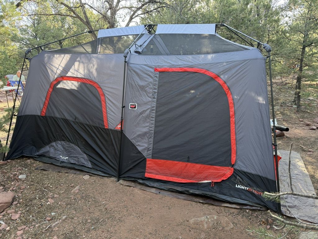 Ozark Trail [10]-Person Instant Cabin Tent — LED Lighted Poles