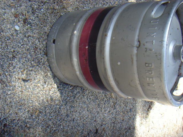 empty beer kegs