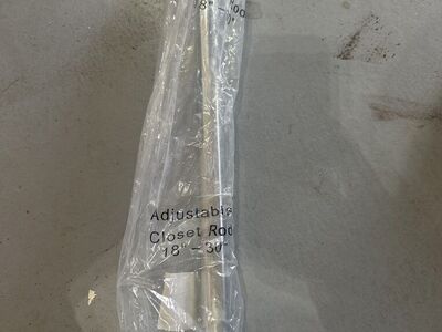 Adjustable 18 Inch To 30 Inch Closet Rod