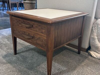 Square Wood End Table or Night Stand