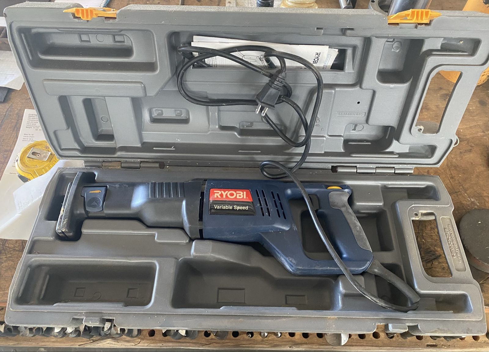 Ryobi reciprocating saw