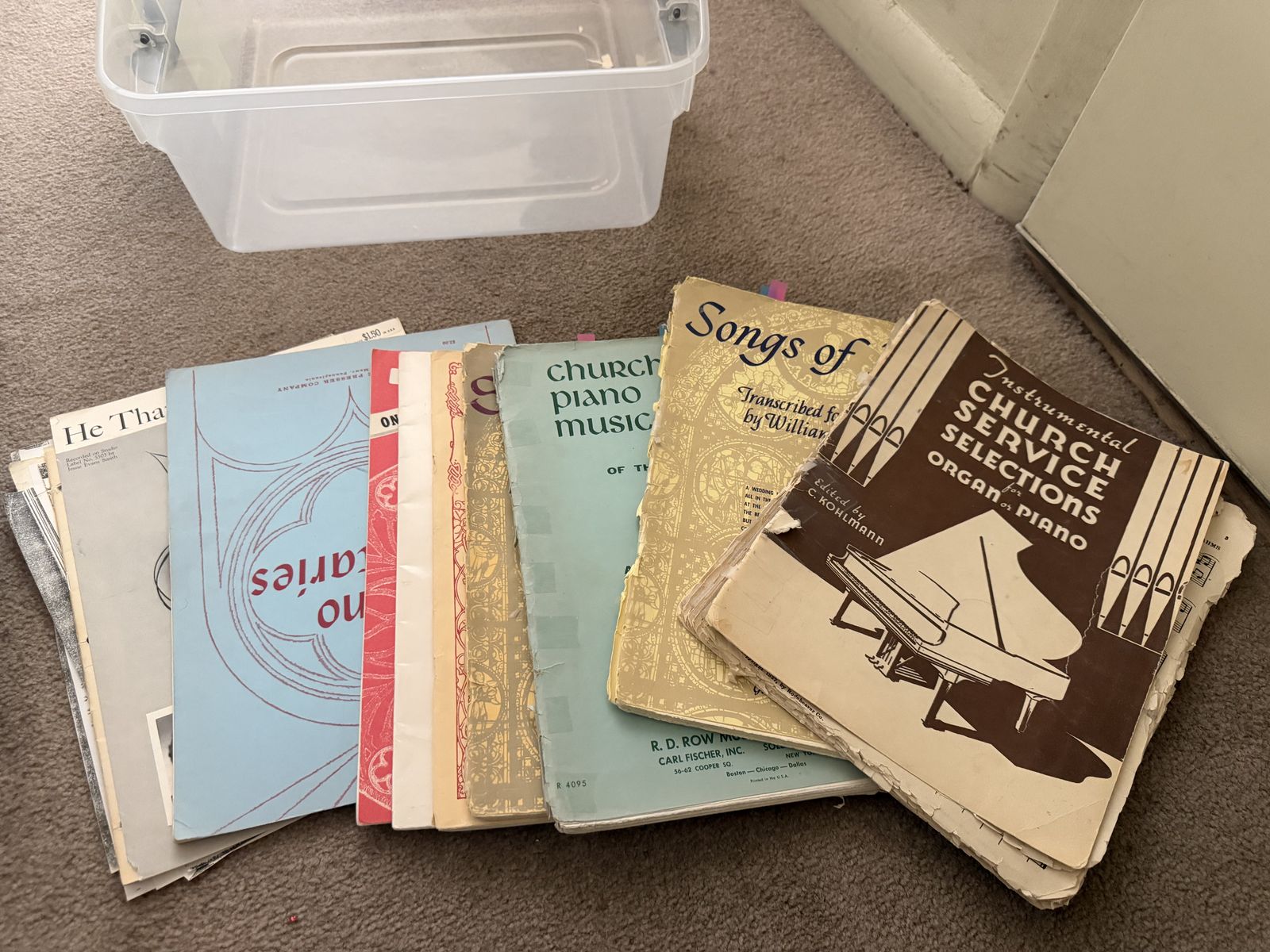 Vintage Piano Sheet Music Collection - Classical, Popular, Christmas - Various Artists & Publishers